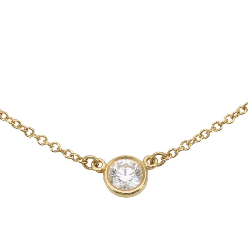 Tiffany & Co. By the Yard Necklace, 18K Gold, 1 Diamond, Women's.